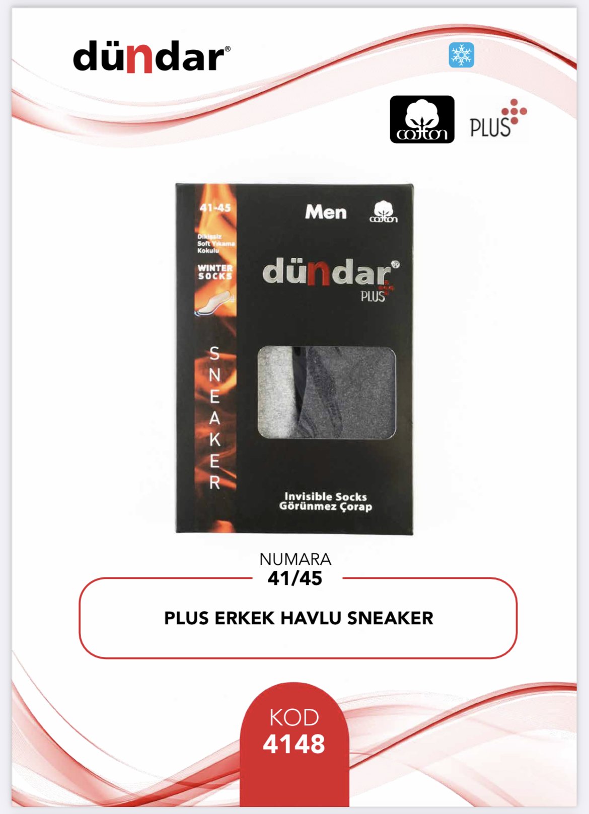 DÜNDAR 4148 ERKEK PLUS HAVLU SNEAKER