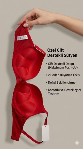 CANSOY 747 DOUBLE DESTEKLİ SÜTYEN