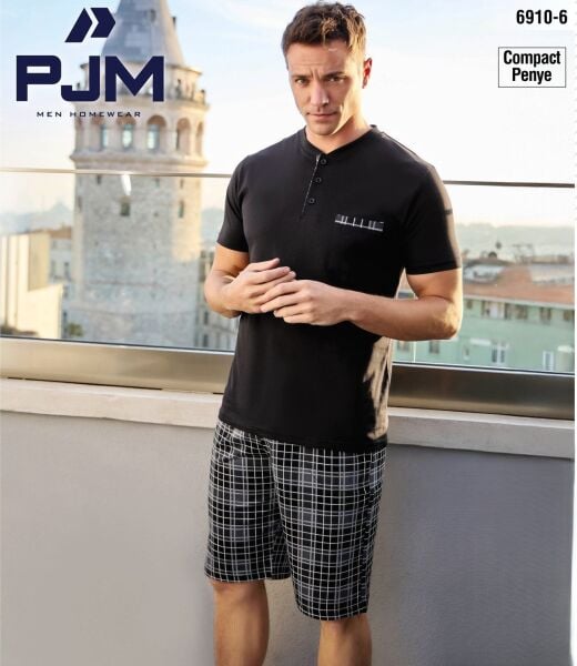 PJM 6910-6 ERKEK PENYE CEPLİ ŞORT TAKIM