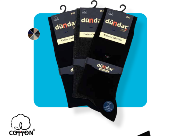 DÜNDAR 4759 ERKEK PLUS LİKRALI GARSON ÇORAP