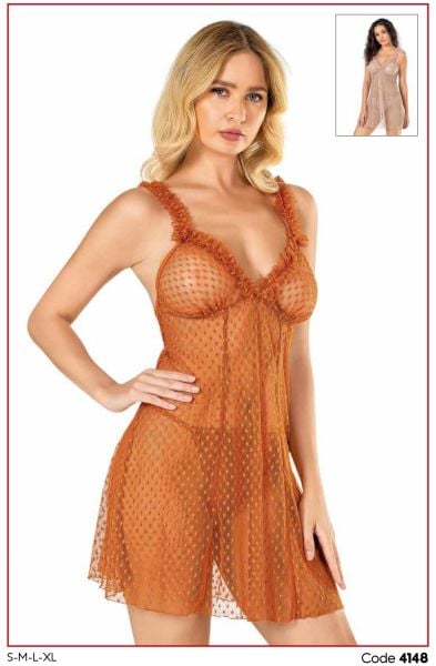 PRİMODA 4148 KISA TÜL GECELİK