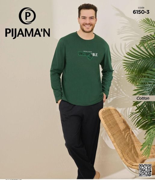 PİJAMAN 6150-3 ERKEK PENYE PİJAMA TAKIM
