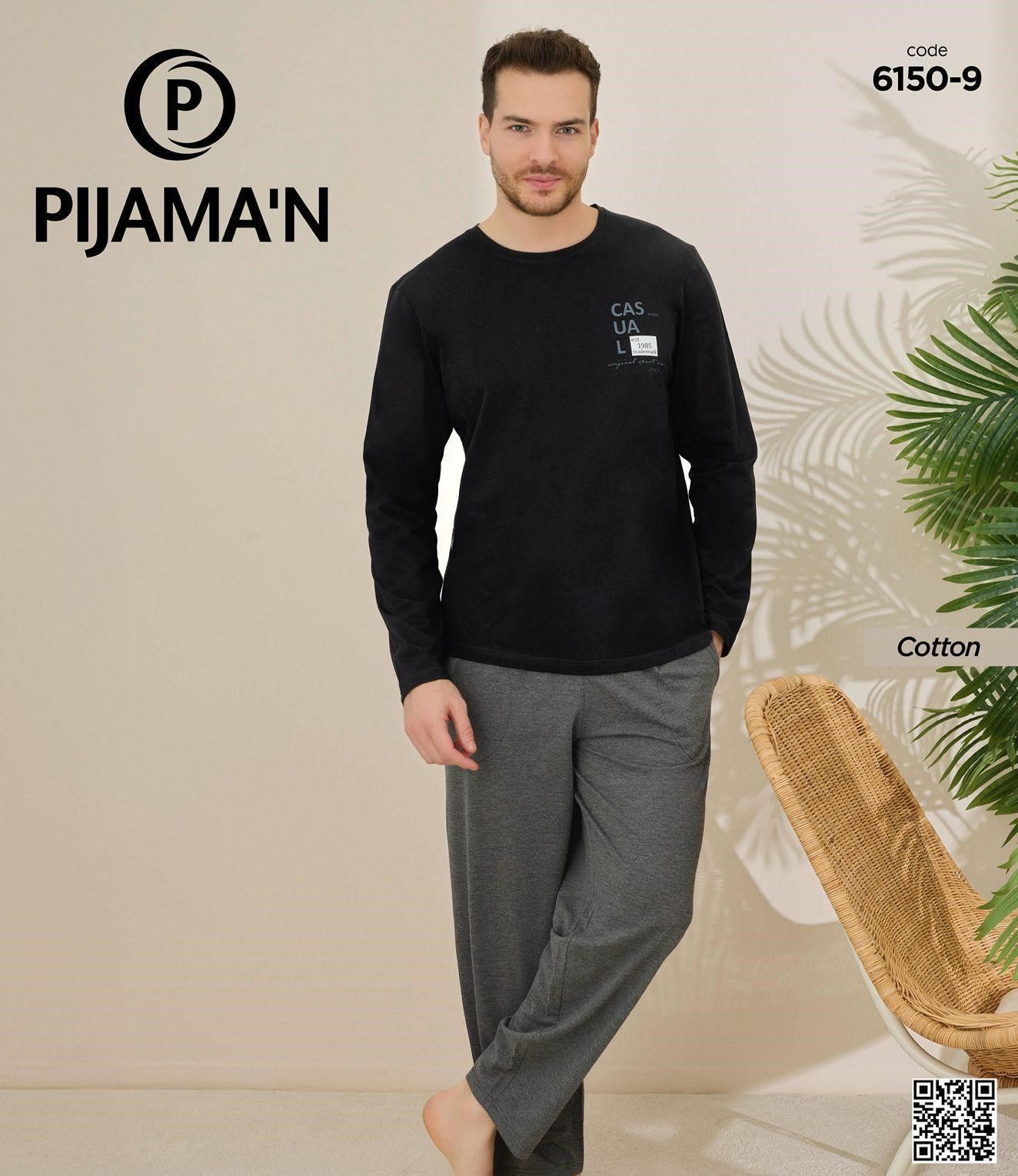 PİJAMAN 6150-9 ERKEK PENYE PİJAMA TAKIM