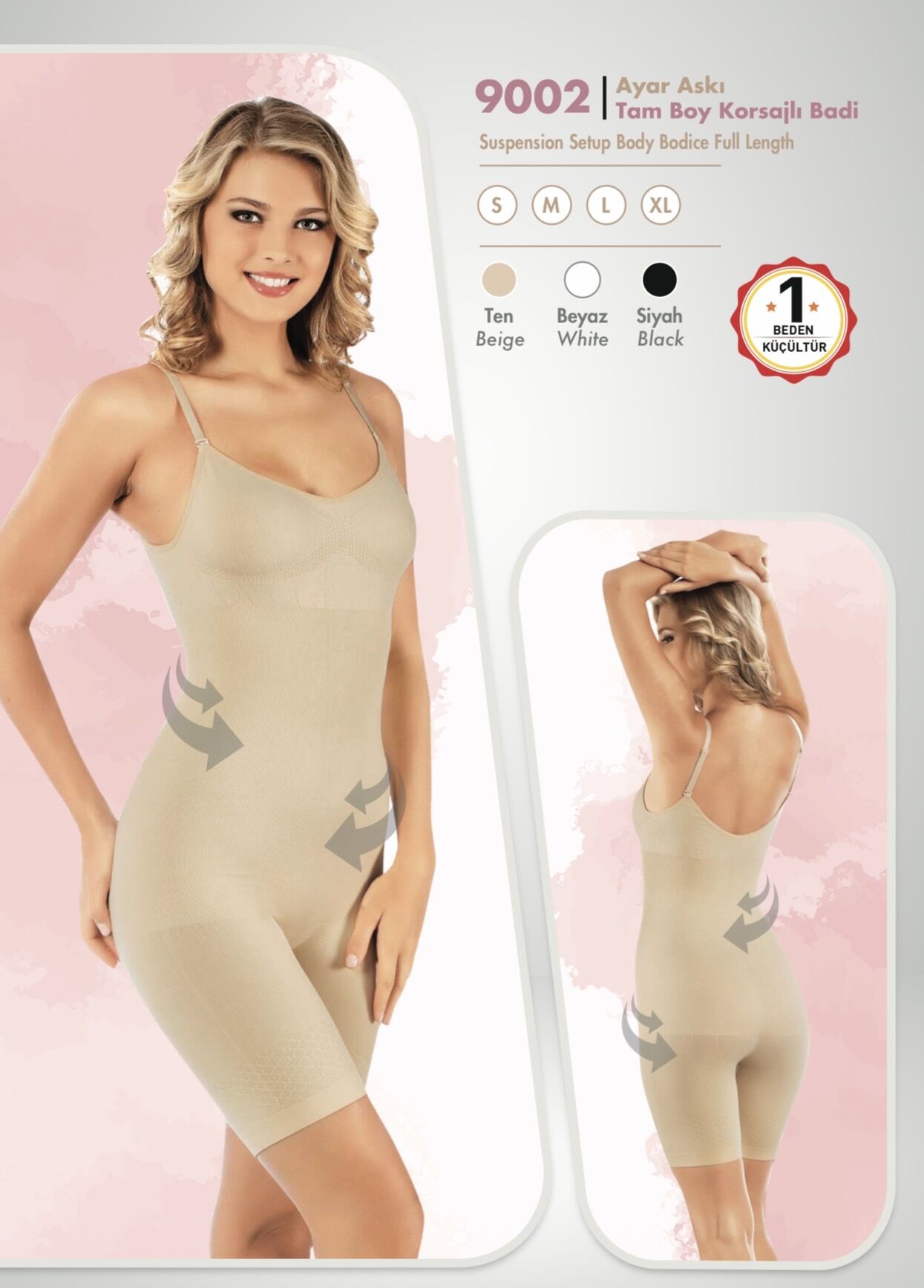 FORM TİME 9002 TAM BOY BODY KORSE