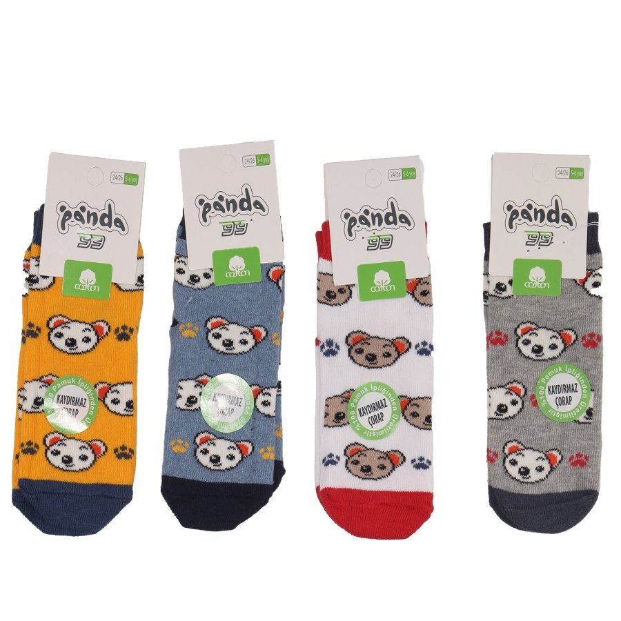 PANDA P08 ERKEK BEBE ABS ÇORAP