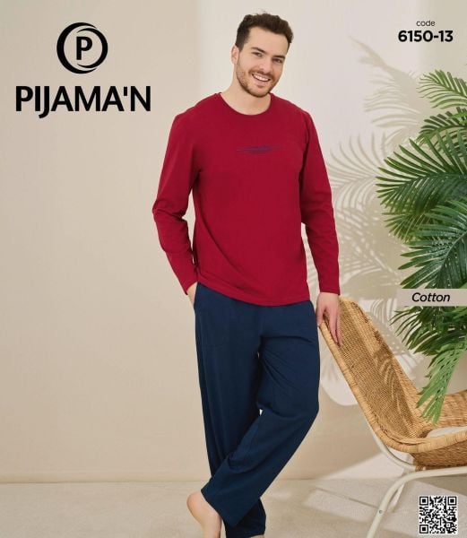 PİJAMAN 6150-13 ERKEK PENYE PİJAMA TAKIM