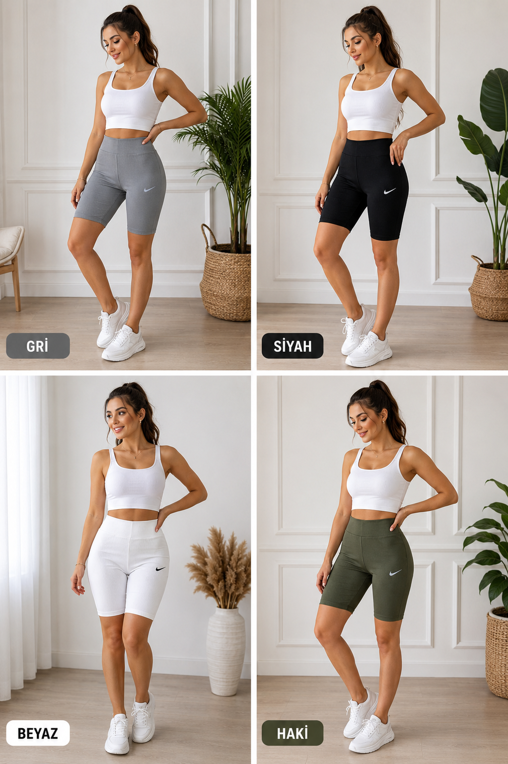 GOLF 0859 BAYAN FİTİLLİ BİSİKLETÇİ ŞORT TAYT