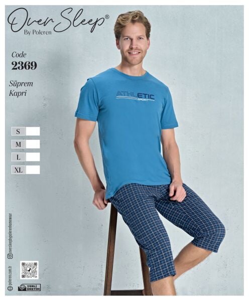 OVER SLEEP 2369 ERKEK SÜPREM KAPRİ TAKIM