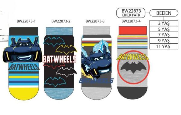 BATWEELS BW22873 ERKEK ÇOCUK PATİK ÇORAP