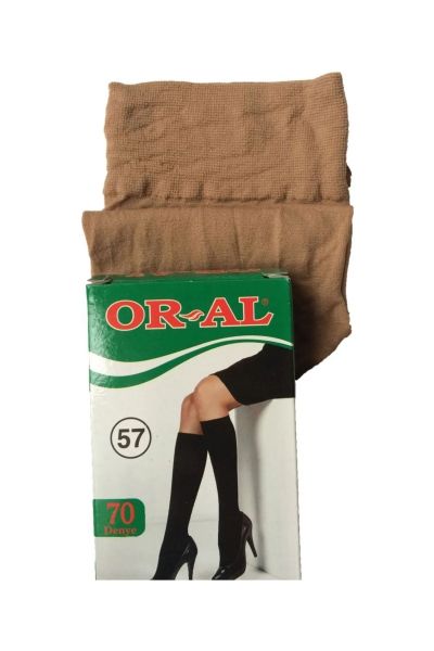 ORAL 4009 BAYAN 70 DİZALTI ÇORAP