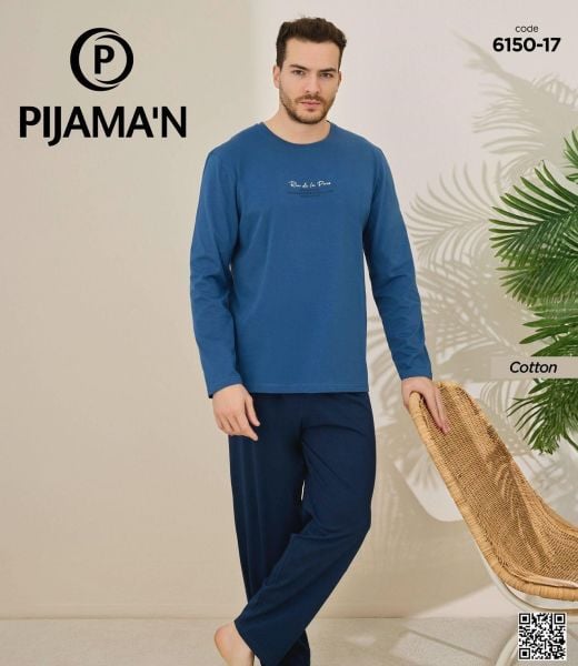 PİJAMAN 6150-17 ERKEK PENYE PİJAMA TAKIM