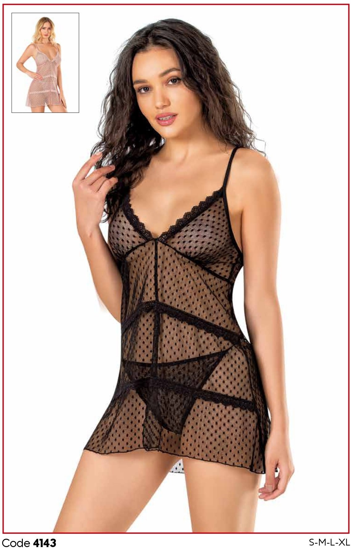 PRİMODA 4143 KISA TÜL GECELİK