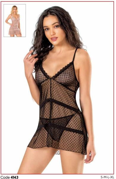 PRİMODA 4143 KISA TÜL GECELİK