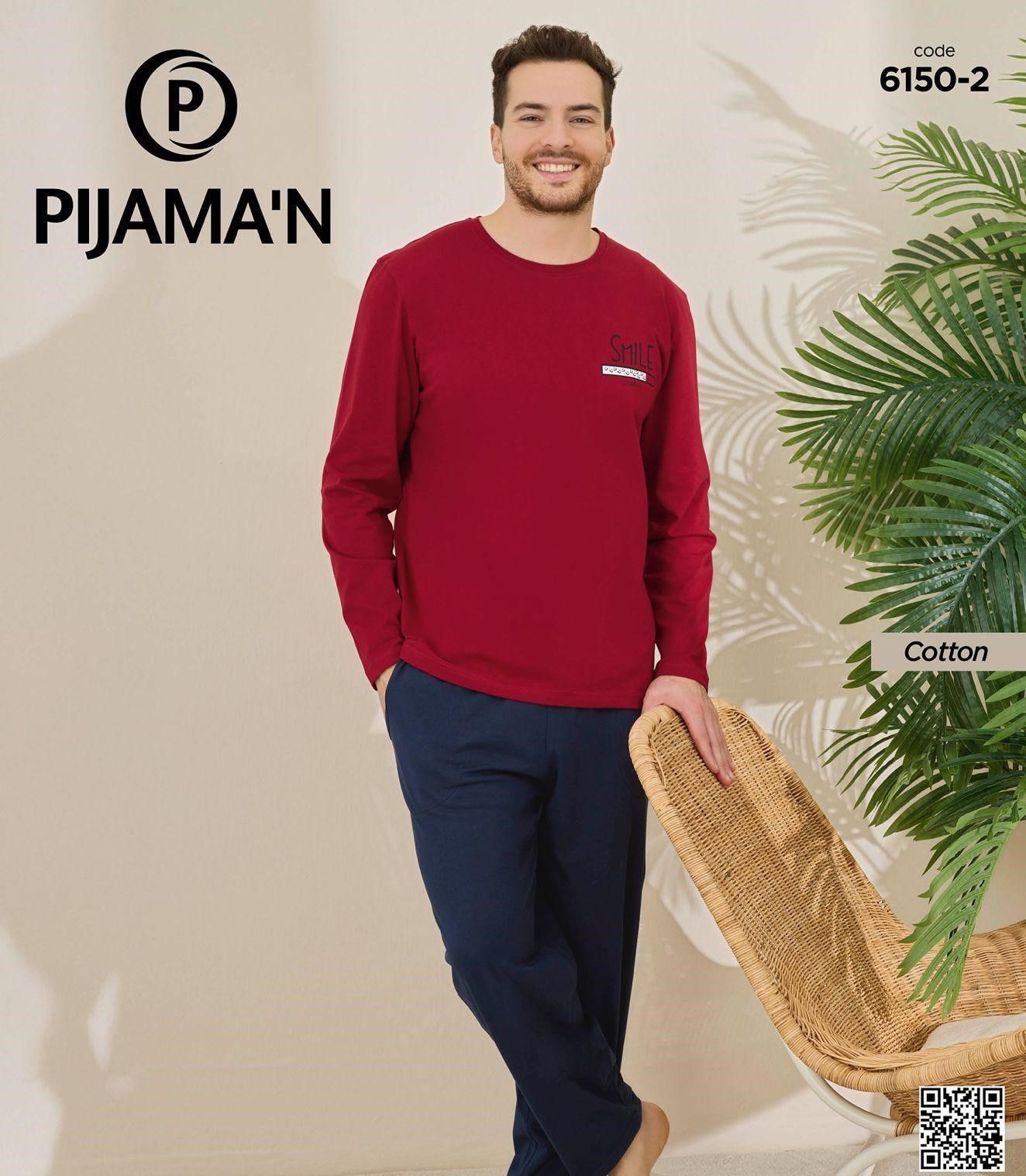PİJAMAN 6150-2 ERKEK PENYE PİJAMA TAKIM
