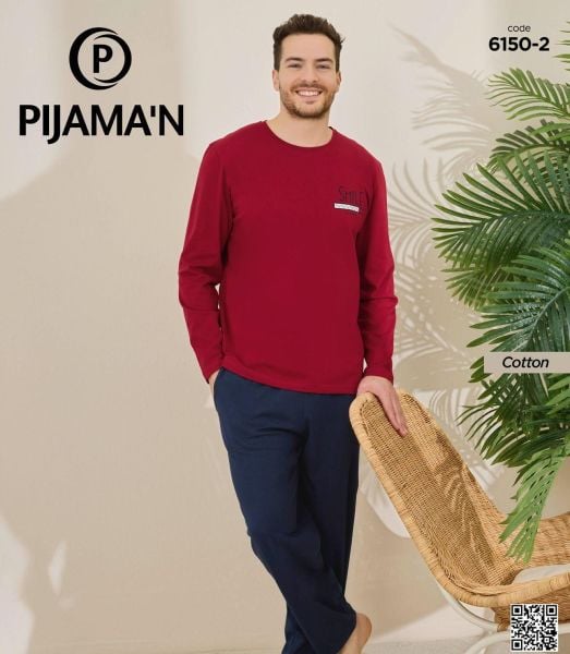 PİJAMAN 6150-2 ERKEK PENYE PİJAMA TAKIM