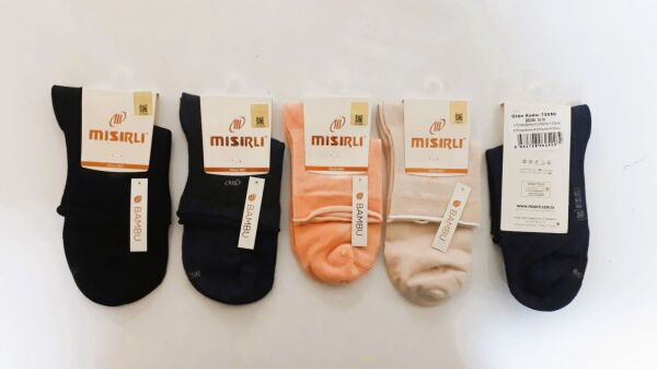MISIRLI 72050 BAYAN BAMBU KISA KONÇ ÇORABI 35-38