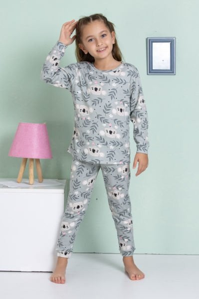 ELMAS 4067 KIZ ÇOCUK 1-5 YAŞ PİJAMA TAKIM