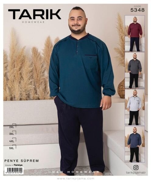 TARIK 5348 ERKEK PENYE BATTAL PİJAMA TAKIMI