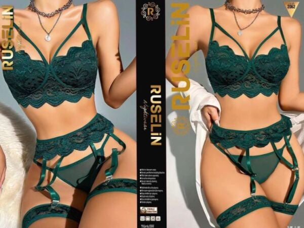 RUSELİN 2062 FANTAZİ KOSTÜM YEŞİL
