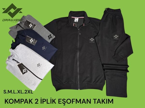 DRAKESS 10255 ERKEK YAKALI EŞOFMAN TAKIM