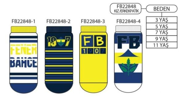 FENERBAHÇE FB22848 ERKEK ÇOCUK PATİK ÇORAP