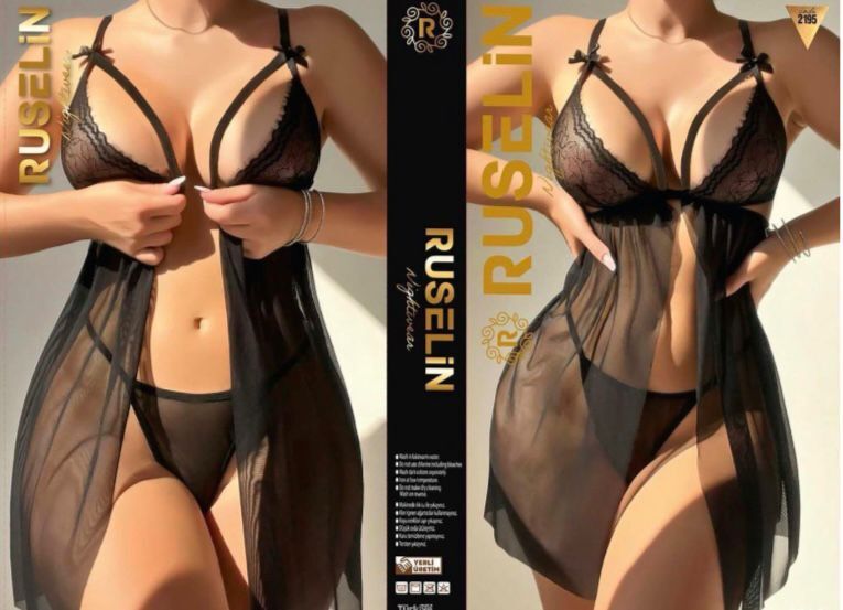 RUSELİN 2195 FANTAZİ KOSTÜM SİYAH