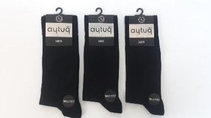 AYTUĞ 24001 ERKEK BAMBU SOKET SİYAH