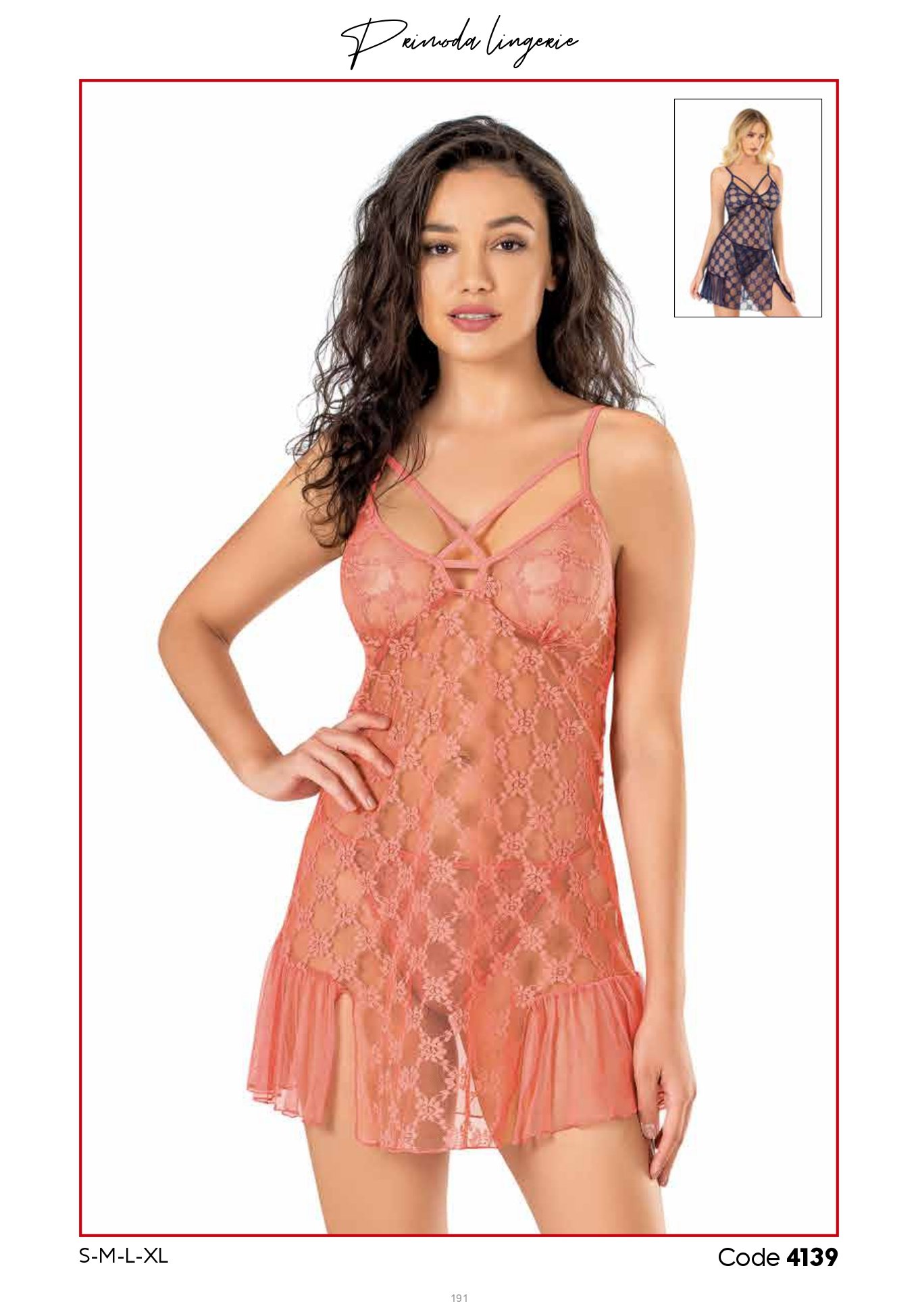 PRİMODA 4139 KISA TÜL GECELİK