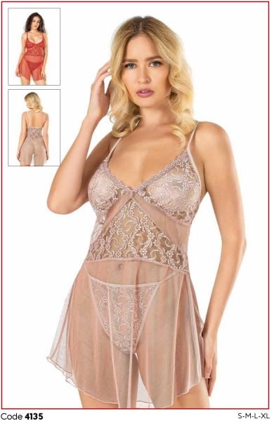 PRİMODA 4135 KISA TÜL GECELİK