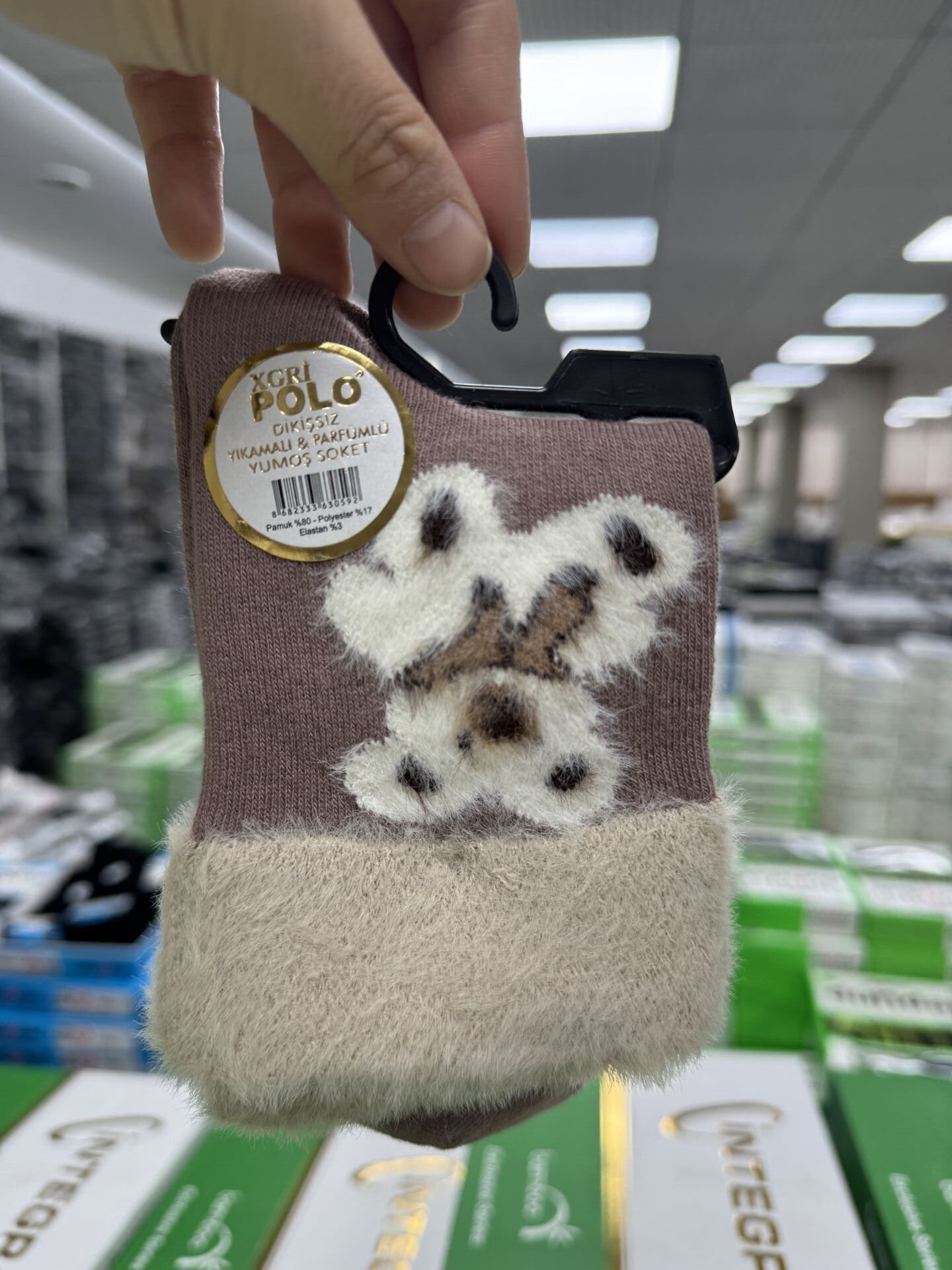 XGRİ B-40 BAYAN DİKİŞSİZ YUMOŞ TENİS ÇORAP