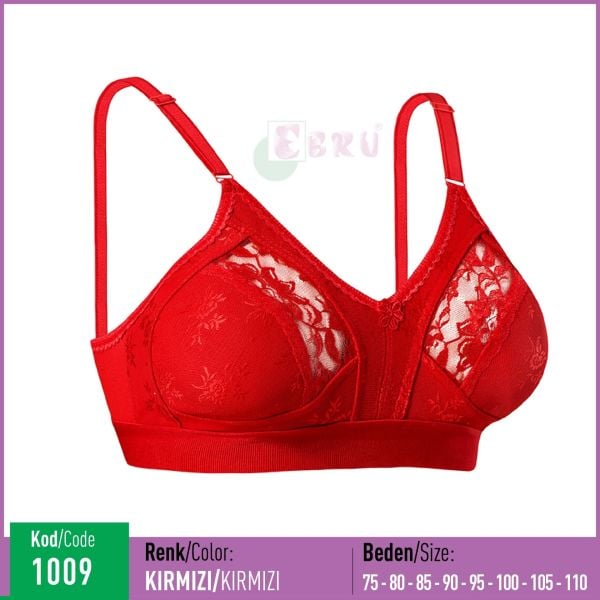 EBRU 1009 BAYAN GENİŞ LASTİK TOPARLAYICI SÜTYEN