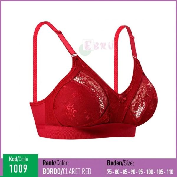 EBRU 1009 BAYAN GENİŞ LASTİK TOPARLAYICI SÜTYEN