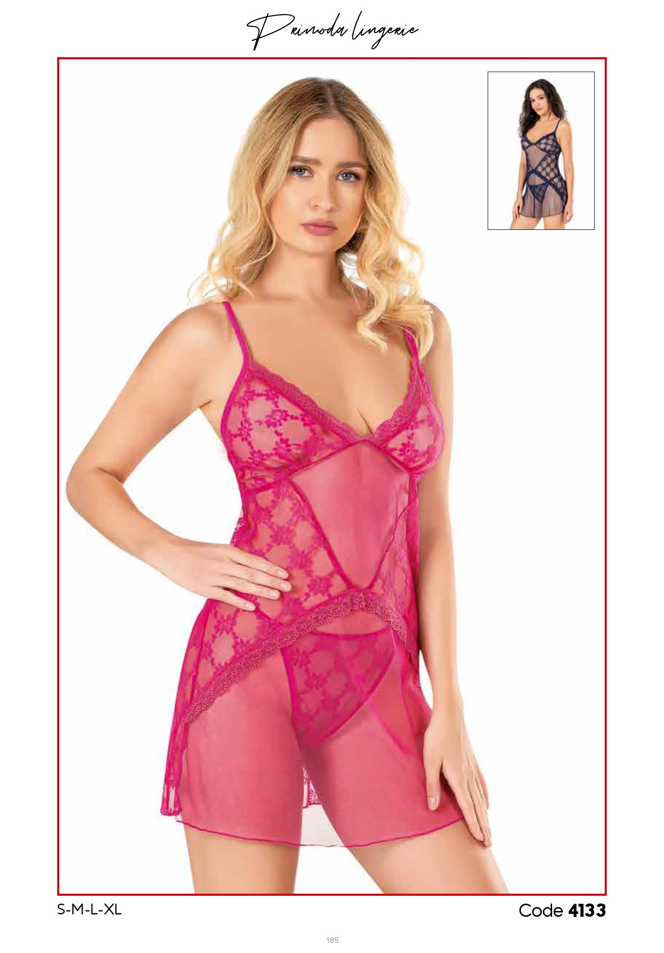 PRİMODA 4133 KISA TÜL GECELİK