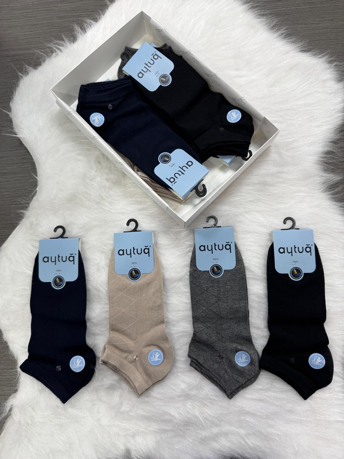 AYTUĞ 14288 ERKEK BAMBU PATİK DESEN 16