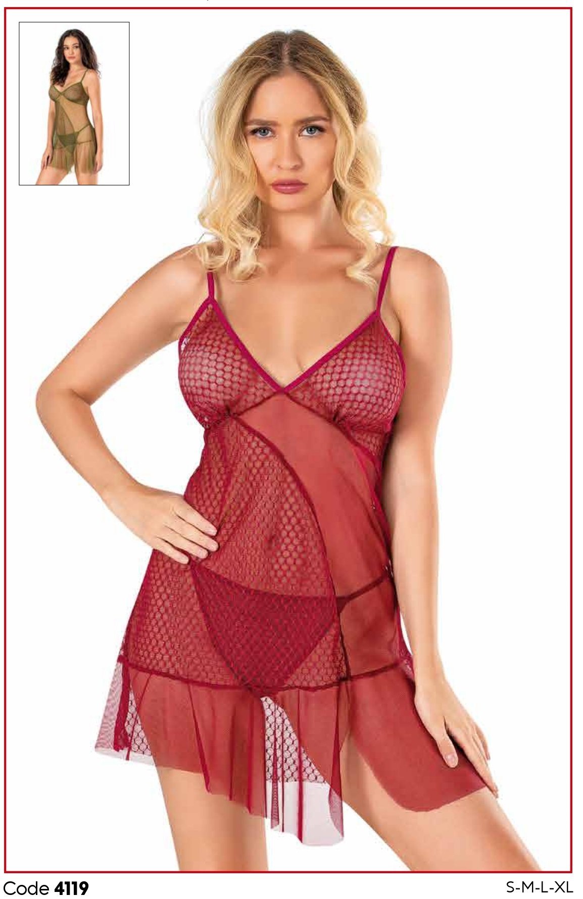 PRİMODA 4119 KISA TÜL GECELİK
