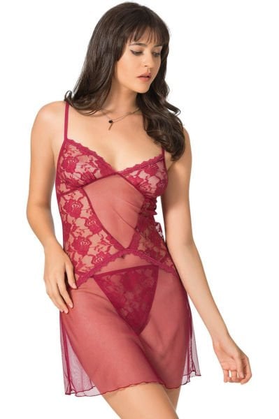 PRİMODA 4104 KISA TÜL GECELİK
