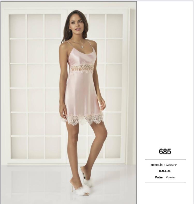PİERRE CARDİN 685 SATEN GECELİK