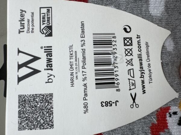 BY JAWALLİ J583 BAYAN ÇORAP