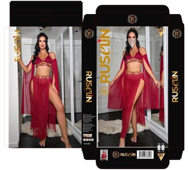 RUSELİN 2271 FANTAZİ DANSÖZ KIYAFETİ