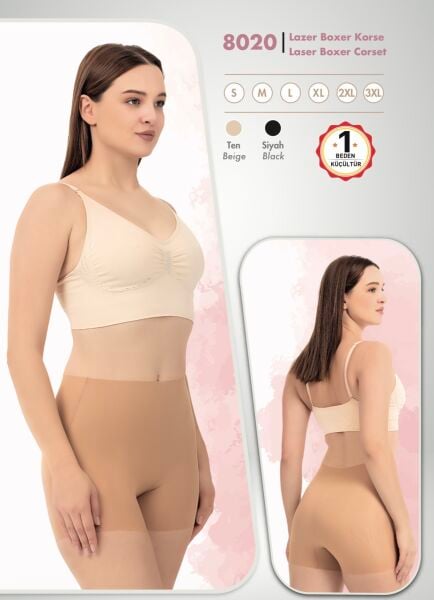 FORM TİME 8020-B LAZER BOXER KORSE