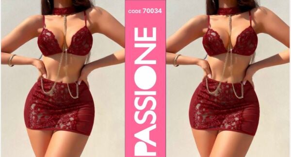 REAL PASSIONE 70034 ETEKLİ SÜTYEN TAKIM