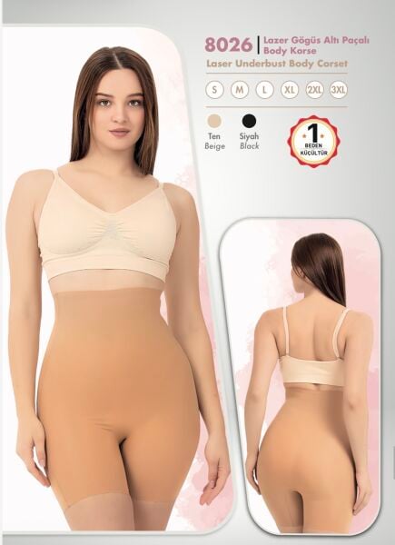 FORM TİME 8026 LAZER YÜKSEK BEL TOPARLAYICI KORSE