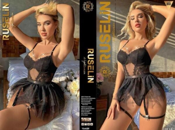 RUSELİN 2032 FANTAZİ KOSTÜM SİYAH