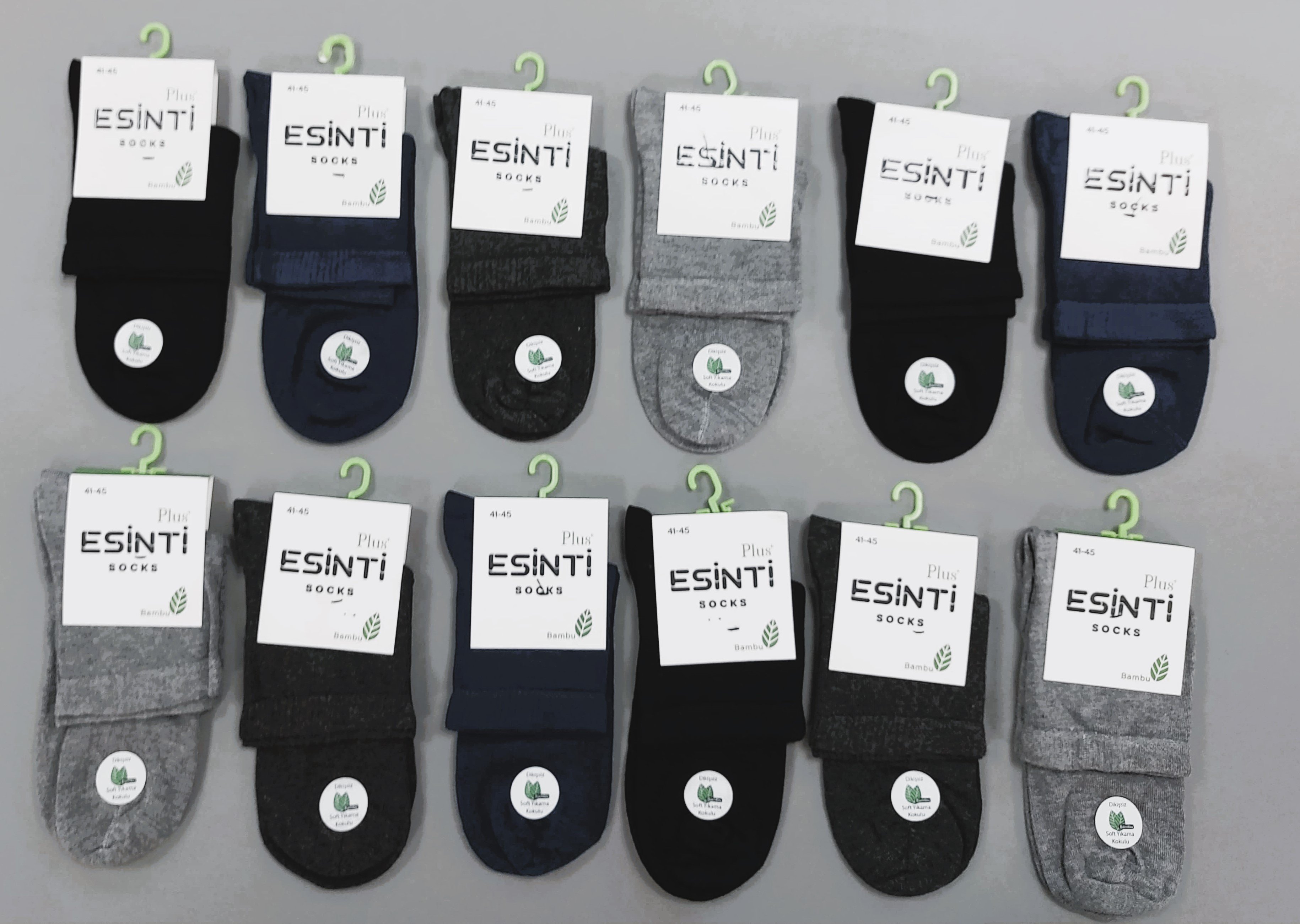 ESİNTİ 3087 ERKEK PLUS BAMBU ARA KONÇ ÇORAP