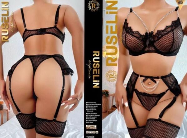 RUSELİN 2057 FANTAZİ KOSTÜM SİYAH