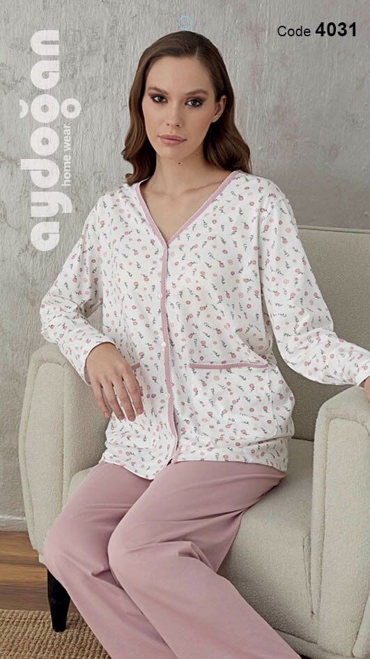 AYDOĞAN 4031 BAYAN EMPİRME BOY DÜĞ.PİJAMA TAKIM