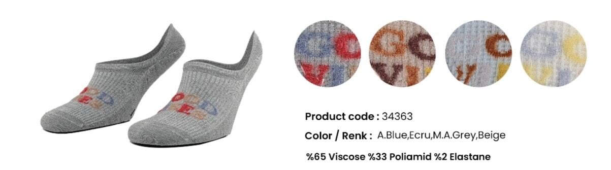 AYTUĞ 34363 BAYAN BAMBU SNEAKERS DESEN 9