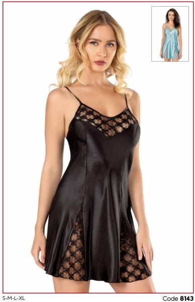 PRİMODA 8143 SATEN KISA GECELİK