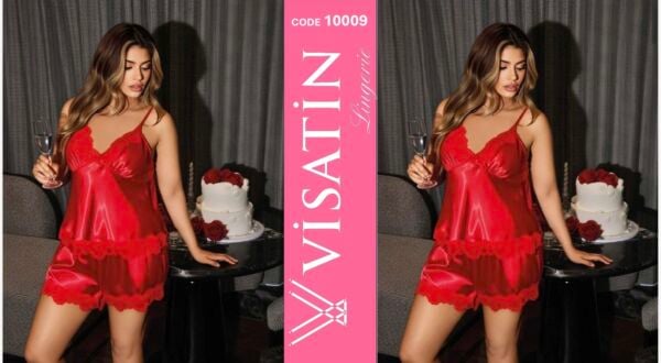 VİSATİN 10009 SATEN GECELİK BATTAL