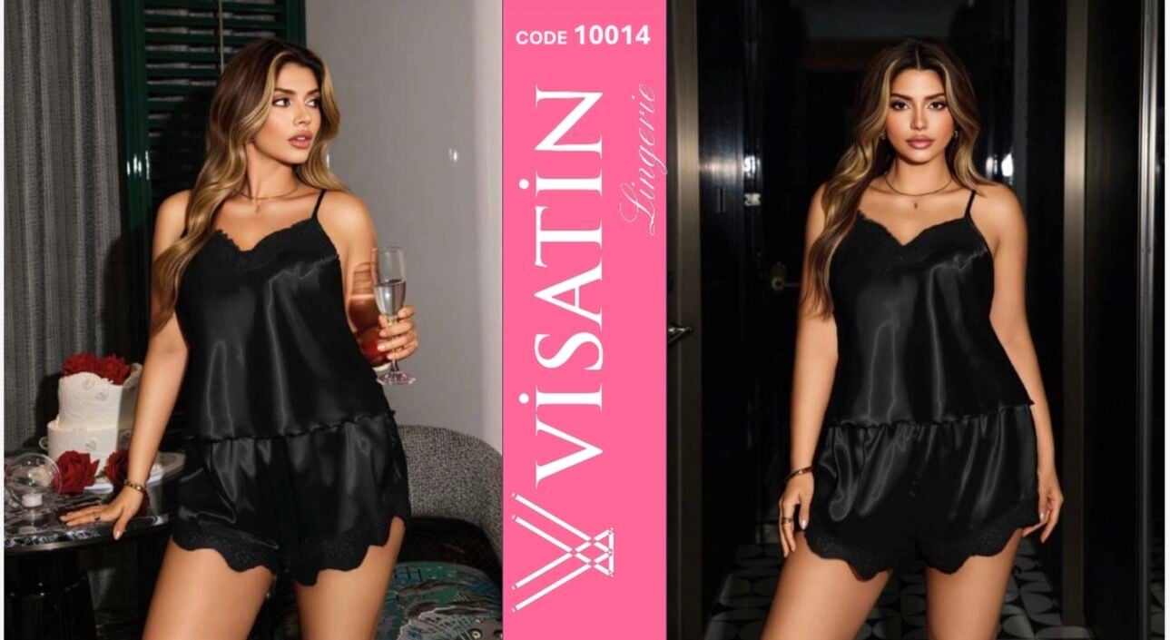 VİSATİN 10014 SATEN GECELİK BATTAL